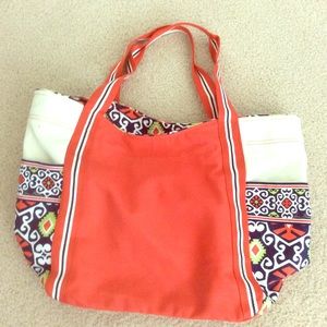 VERA BRADLEY Sun Valley Colorblock large tote